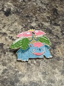 Mega Venusaur M Pokemon Pin Badge Metal Enamel 2016 From Blister Evolutions - Image 1