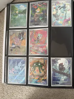 Pokemon White Flare Binder Part Complete Base Set Illustrations And Poke Balls - Image 1
