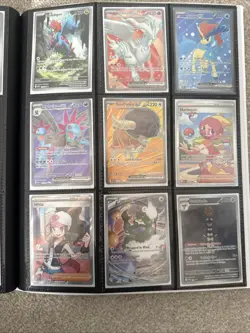Pokemon White Flare Binder Part Complete Base Set Illustrations And Poke Balls - Image 2