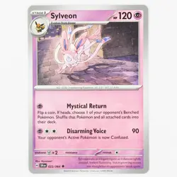 Sylveon 022/064 Shrouded Fable Holo Rare NM Pokemon TCG Card Eeveelution Psychic - Image 1