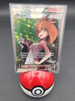 [Brigette] Pokemon Full Art Trainer 161/162 2015 XY Breakthrough - Image 1