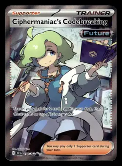 Ciphermaniac's Codebreaking 198/162 Ultra Rare Temporal Forces Pokemon Card - Image 1