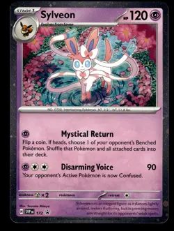 Sylveon SVP 172 Holo Rare Black Star Promo Pokemon Card - Image 1