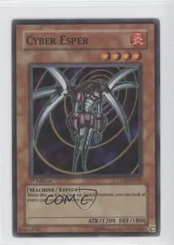 SR - Cyber Esper 1st Ed. YuGiOh dark Impact #CDIP-EN005 2006 - Image 1