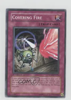Covering Fire 1st Ed. YuGiOh Machine Re-Volt Structure Deck #SD10-EN036 2007 - Image 1
