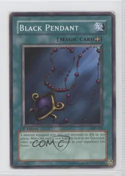 Black Pendant 1st Ed. YuGiOh Starter Deck Pegasus #SDP-025 2003 READ - Image 1