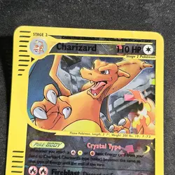 2003 Pokemon CRYSTAL CHARIZARD Skyridge REVERSE HOLO Rare JUMBO TOPPER Card 9/12 - Image 4