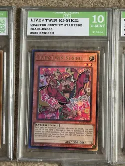 5x Graded Yugioh Trading Cards Bundle 3x 10s And 2x 9s English Japanese Korean - Image 4