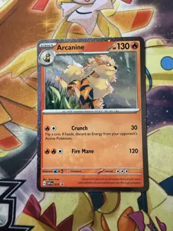 Pokemon Card Arcanine SVP011 Black Star Promo Holo Rare NM - Image 1