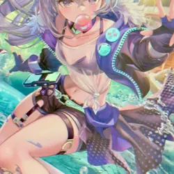 Honkai Star Rail Silver Wolf 60 Card Sleeves Holographic Protector TCG - Image 2