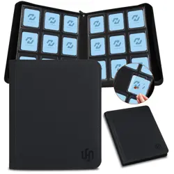 Toploader Binder, 9 Pocket Top Loader Card Binder for Trading Cards Top Loade... - Image 1