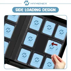 Toploader Binder, 9 Pocket Top Loader Card Binder for Trading Cards Top Loade... - Image 3