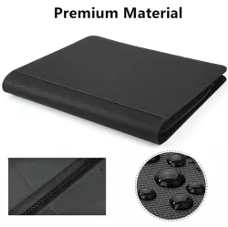 324 Pockets Toploader Binder, Trading Card Binder Zippered Album Holds 3"x 4"... - Image 4