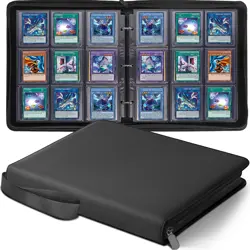 Toploader Binder, Holds 3”x4” Toploaders Top Loader Card Storage Case, 360 Po... - Image 1