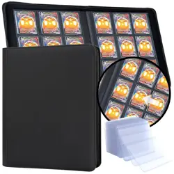 9 Pocket Top loader binder, Trading Card Binder Holds 288 Toploaders, Topload... - Image 1