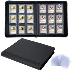 Toploader Binder, Holds 288 Toploaders, 9 Pocket Top Loader with Sleeves Card... - Image 1