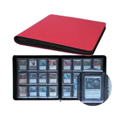 12-Pocket Toploader Binder, Holds 432 Toploaders 12 Pocket Top Loader Card St... - Image 1