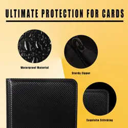 Toploader Card Binder,4 Pocket(3x 4") Holds 112+ Toploaders，Double-Sided Pock... - Image 2