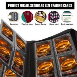 Toploader Card Binder,4 Pocket(3x 4") Holds 112+ Toploaders，Double-Sided Pock... - Image 4