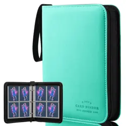Baseball Card Binder with Sleeves, Sports Card Binder Collectible Trading Car... - Image 1