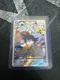 Dragon Ball Super Card Game Fusion World SB01-018 Son Goku : Childhood Alt Art - Image 1