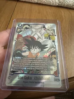 Dragon Ball Super Card Game Fusion World SB01-018 Son Goku : Childhood Alt Art - Image 2