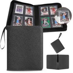 Toploader Binder 4 Pocket, Top Loader Card Storage Holds 96 Cards Top Loader ... - Image 1