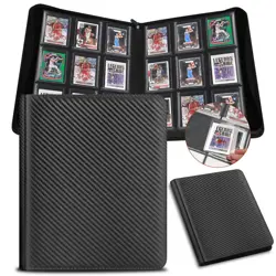 Toploader Binder, 9 Pocket Top Loader Card Binder for Trading Cards Toploader... - Image 1