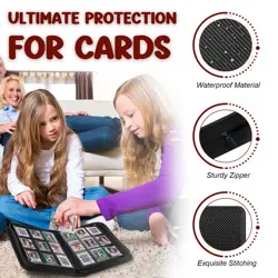 Toploader Binder, 9 Pocket Top Loader Card Binder for Trading Cards Toploader... - Image 2