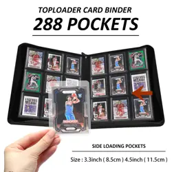 Toploader Binder, 9 Pocket Top Loader Card Binder for Trading Cards Toploader... - Image 5