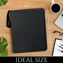 Trading Card Binder, 846 Card Capacity Organizer with 9-Pocket Pages, Zipper ... - Image 3