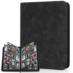 Top Loader Card Binder with Sleeves 9 Pocket Holds 252 Top Loaders Storage, T... - Image 1