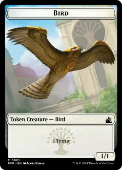 MTG Foil - Bird // Soldier Double-Sided Token - 1 // 16 / NM / English - Image 1