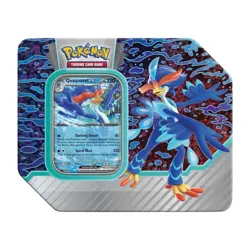 Pokemon Trading Card Game Paldea Partners Quaquaval Ex Tin - Image 1