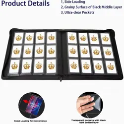 12-Pocket Toploader Binder, Holds 480 Toploaders, Sports, Trading & TCG/MTG C... - Image 4
