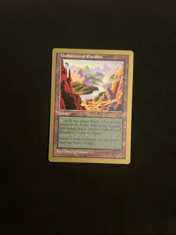 Undiscovered Paradise - Brian Selden - 1998 ~ Near Mint World Championship MTG - Image 1