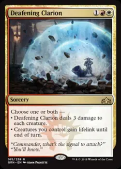 Deafening Clarion -Foil Near Mint MTG Guilds of Ravnica - Image 1