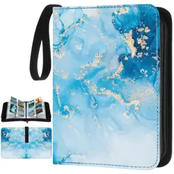 Card Binder 4/9 Pocket PU Waterproof Trading Binder Compatible with Mtg/ygo/t... - Image 1