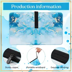 Card Binder 4/9 Pocket PU Waterproof Trading Binder Compatible with Mtg/ygo/t... - Image 3