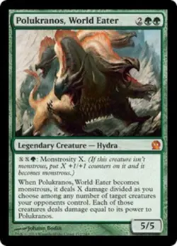 1x Polukranos, World Eater - Foil NM-Mint, English Theros MTG Magic - Image 1