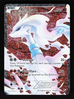 Reshiram RC22/RC25 Legendary Treasures Radiant Collection Pokemon Card - Image 1