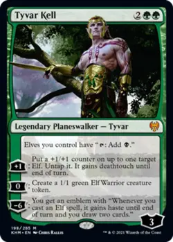 1x Tyvar Kell Light Play, English Kaldheim MTG Magic - Image 1