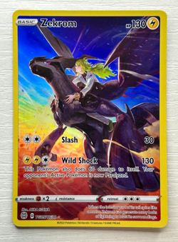 Pokemon TCG Zekrom TG05/TG30 Swsh09: Brilliant Stars Trainer Gallery Holo - Image 1