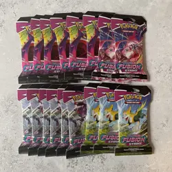 Pokemon TCG Fusion Strike Sleeved Booster Pack - 17 Mixed Packs ✅ New & Sealed - Image 1
