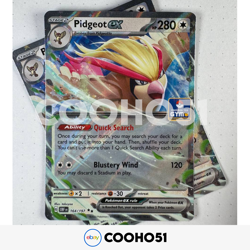 Pokemon TCG Pidgeot Ex 164/197 Asia GYM Stamped Promo Asia Exclusive. NM+ - Image 1
