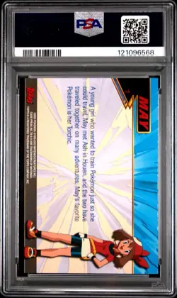 2003 Topps Pokemon Advanced May #7 PSA 9 - Image 2