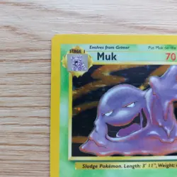 Pokemon TCG Vintage Fossil Lot Holo Muk NM - Image 2