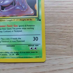 Pokemon TCG Vintage Fossil Lot Holo Muk NM - Image 4