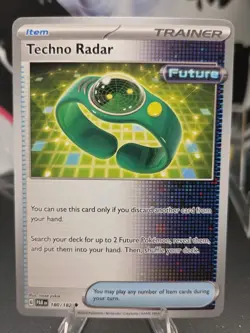 Techno Radar 180/182 Sv04: Paradox Rift Regular - Pokemon - Free Shipping - Image 1