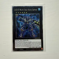 Yugioh D/D/D Wave High King Caesar RA04-EN290 Quarter Century Rare 1st Edition - Image 1